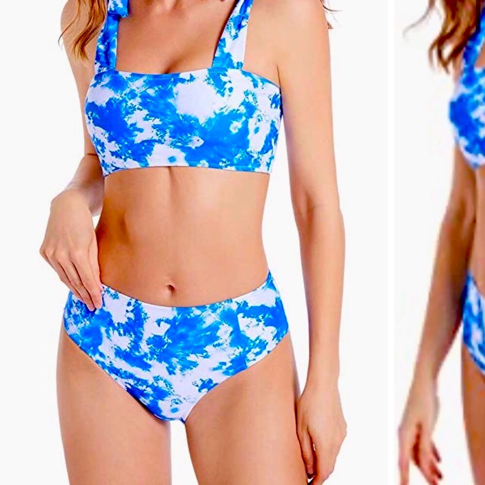 Women’s 2 piece tie dye swim suit 👙